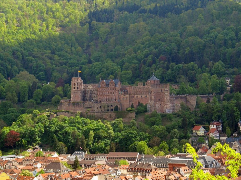 Heidelberg замок осень