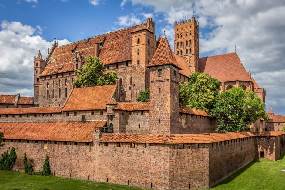 Замок Мариенбург Польша план