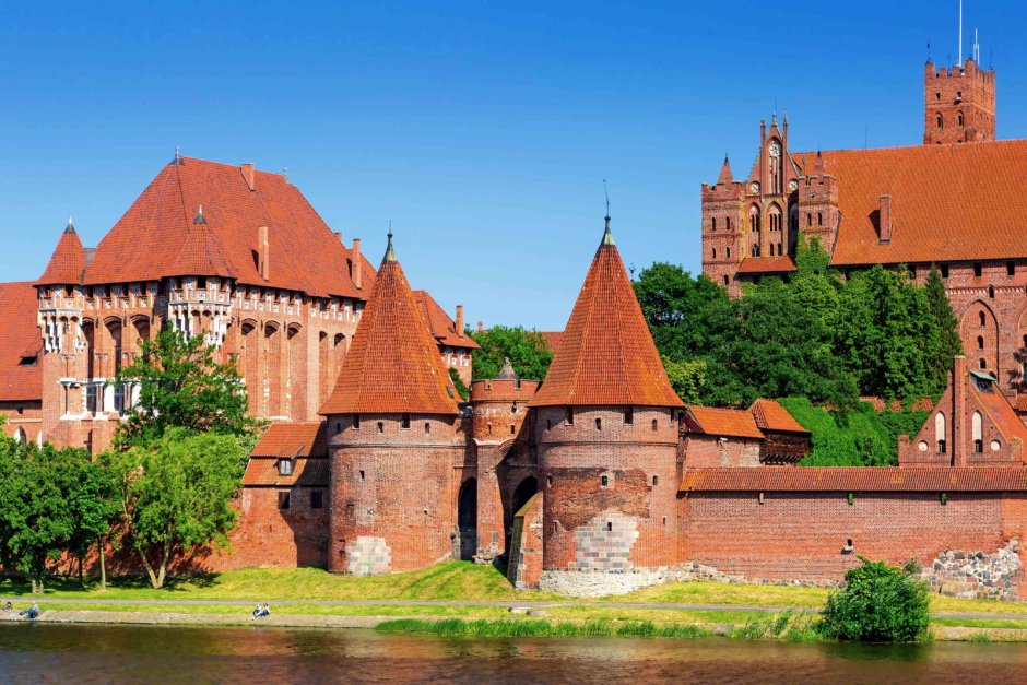 Замок Мариенбург Польша план