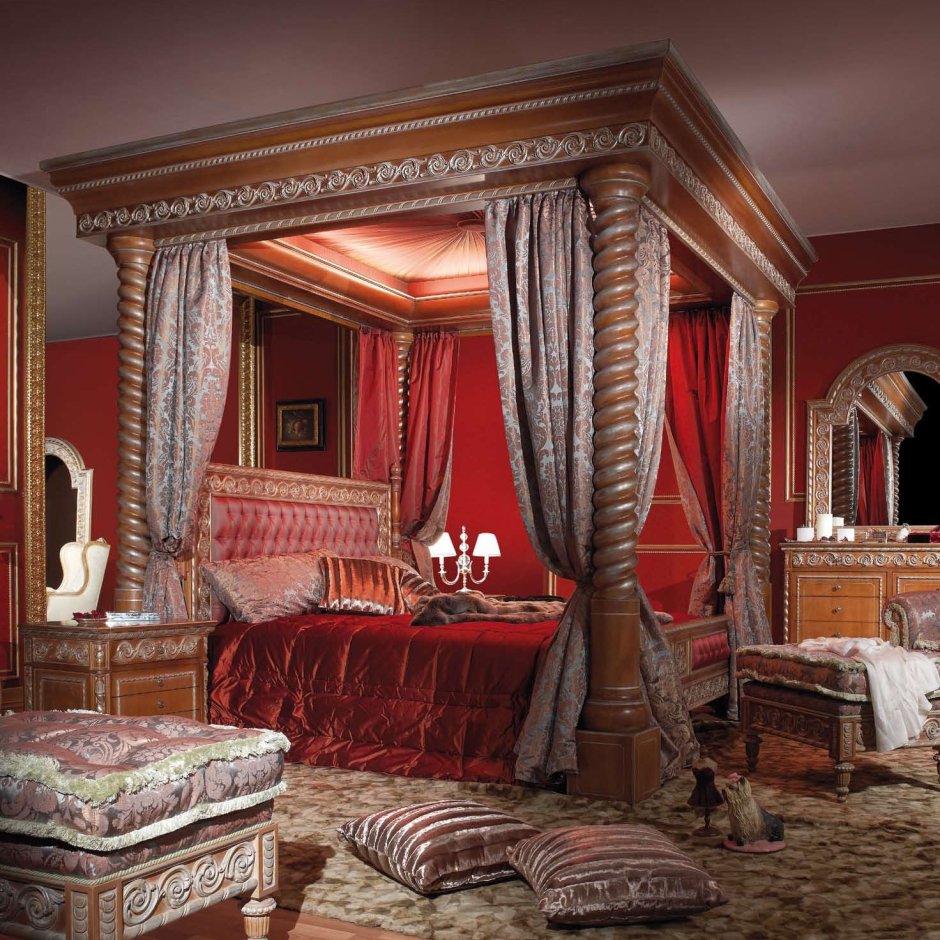 Кровать с балдахином Италия Asnaghi