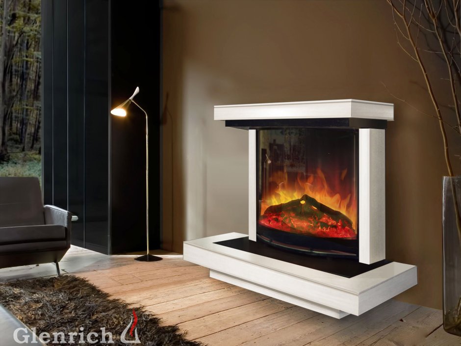 Электрокамин Атлант Rondo 36 венге Glenrich