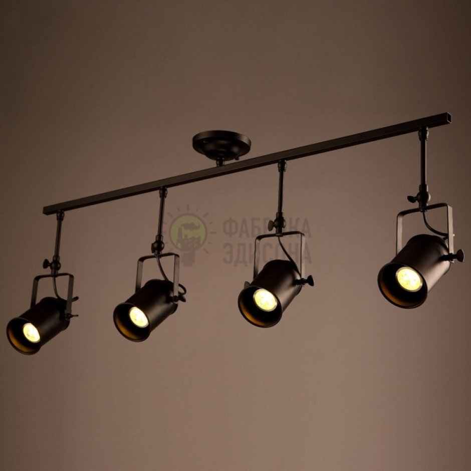 Светильник led7 Future Lighting Loft industry - tube track Quadruple