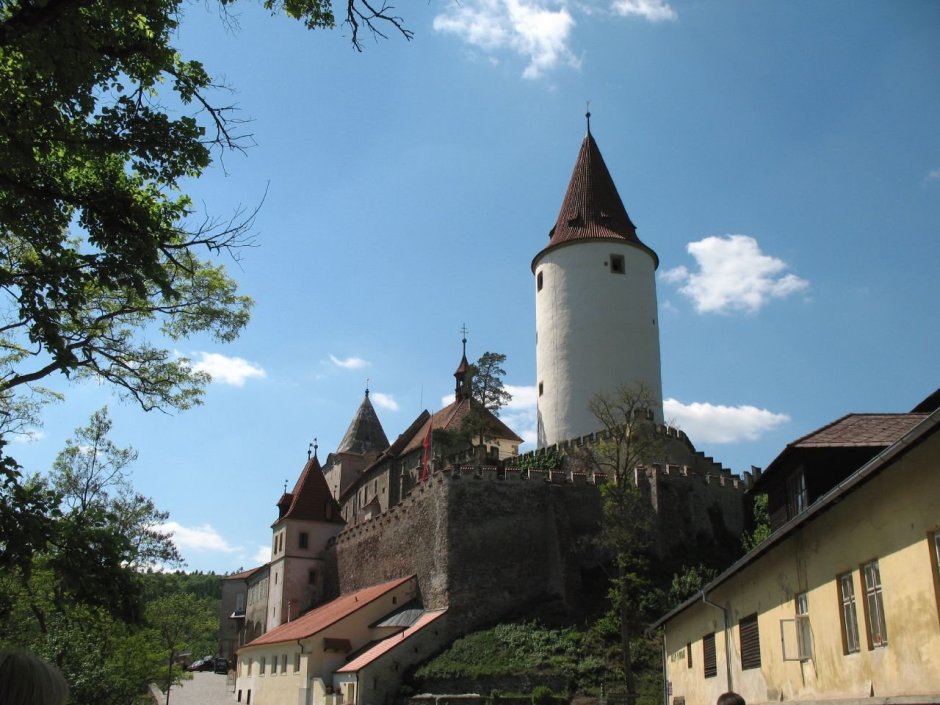 Замок Кривоклат в Чехии