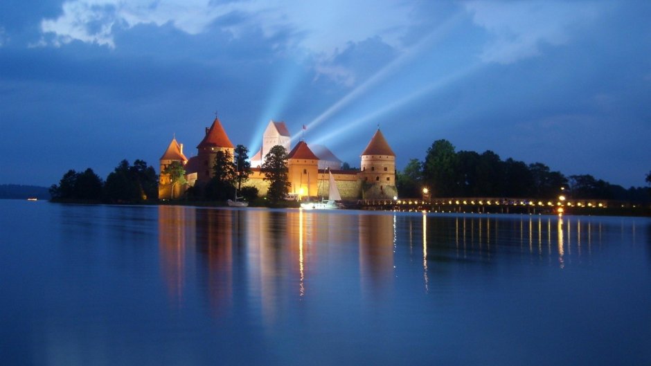 Тракайский замок (Тракай, Литва) на карте