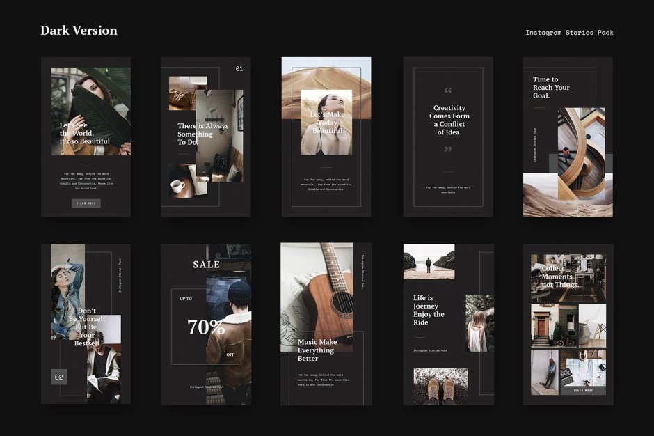 Instagram stories Template