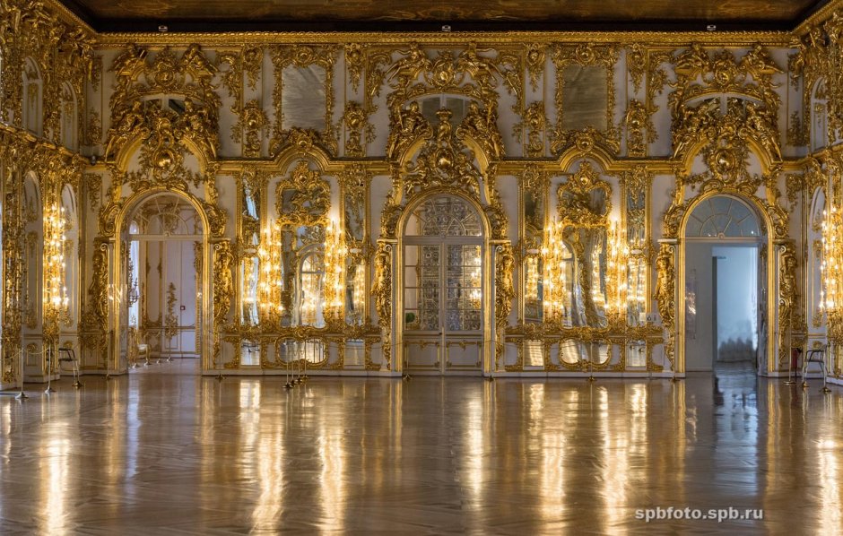 Китайский дворец Антонио Ринальди стеклярусный кабинет