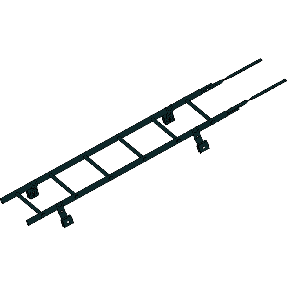 Лестница кровельная для фальцевой кровли Borge 1800 RAL 3003