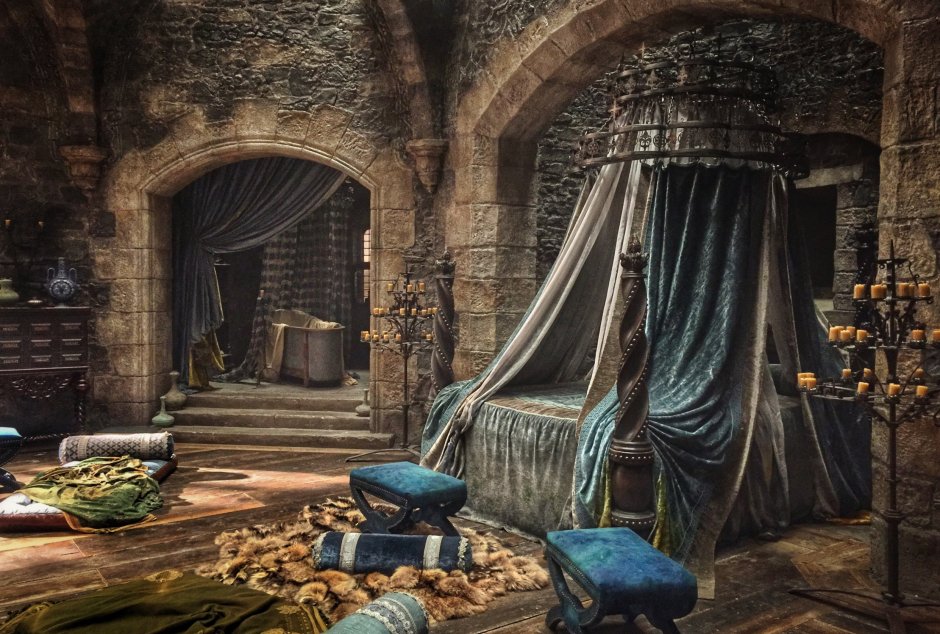 Спальня в средневековом замке