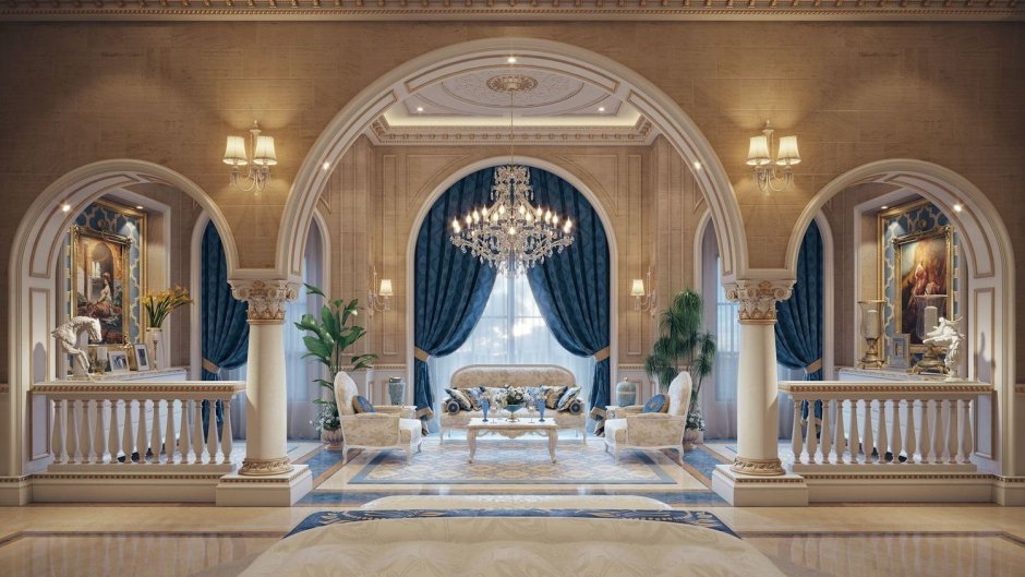 Luxury Mansion Interior спальни