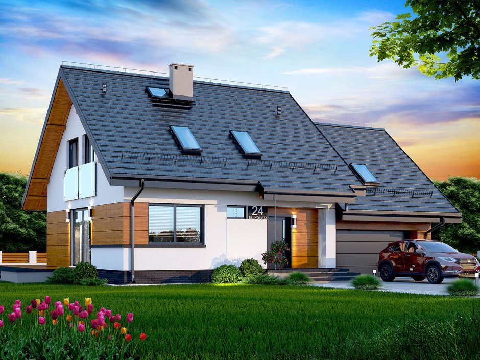 Мансардная кровля мансар Франсуа