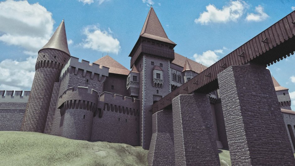 Замок Димитреску Румыния