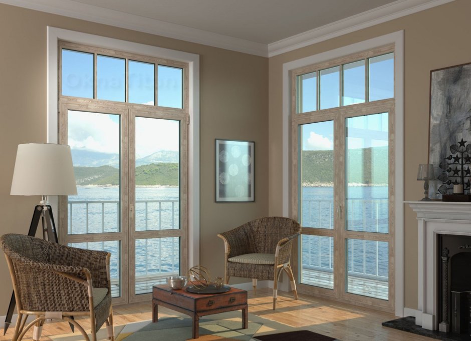 Одностворчатое окно в интерьере