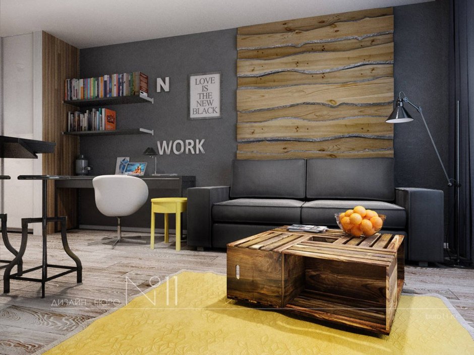 Мебель в стиле лофт в интерьере