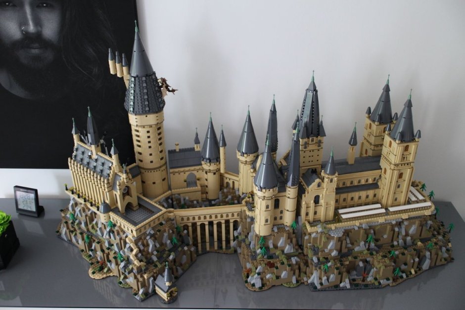 Гарри Поттер замок Хогвартс оригами
