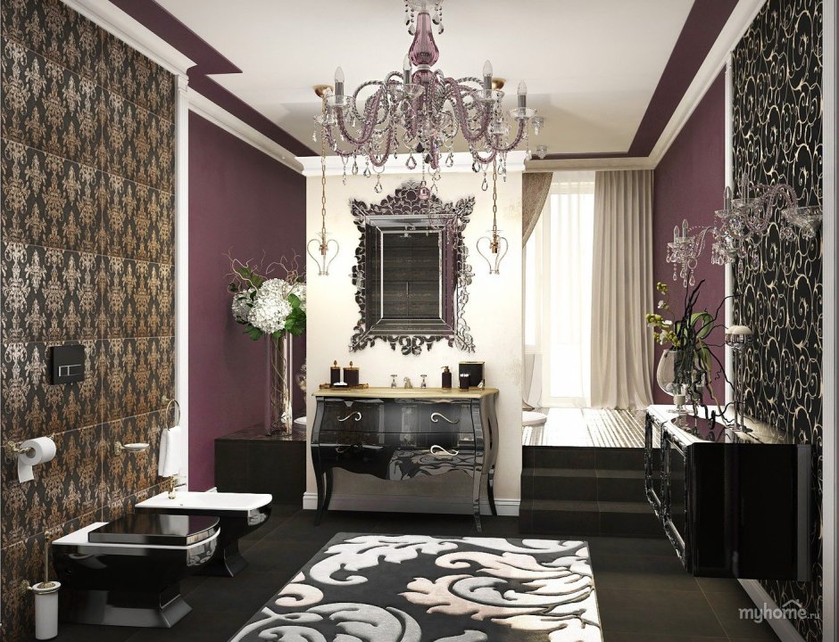 Гостиная ар деко Неоклассика