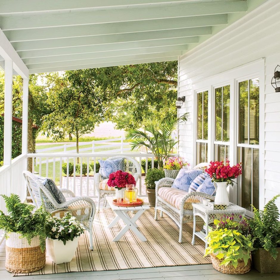 Интерьер веранды