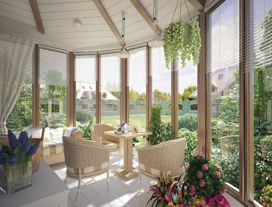 Шторы на террасу