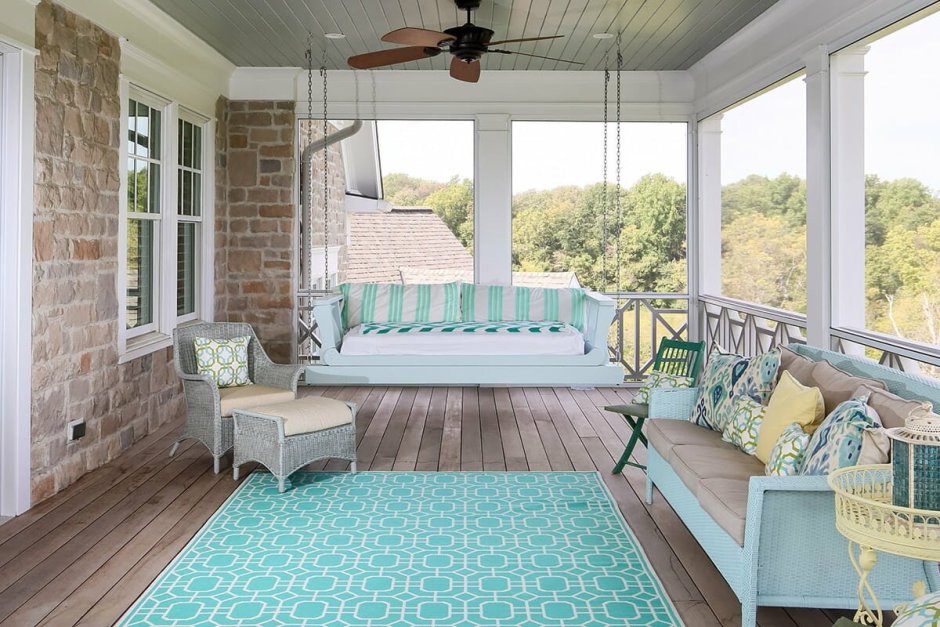 Интерьер веранды