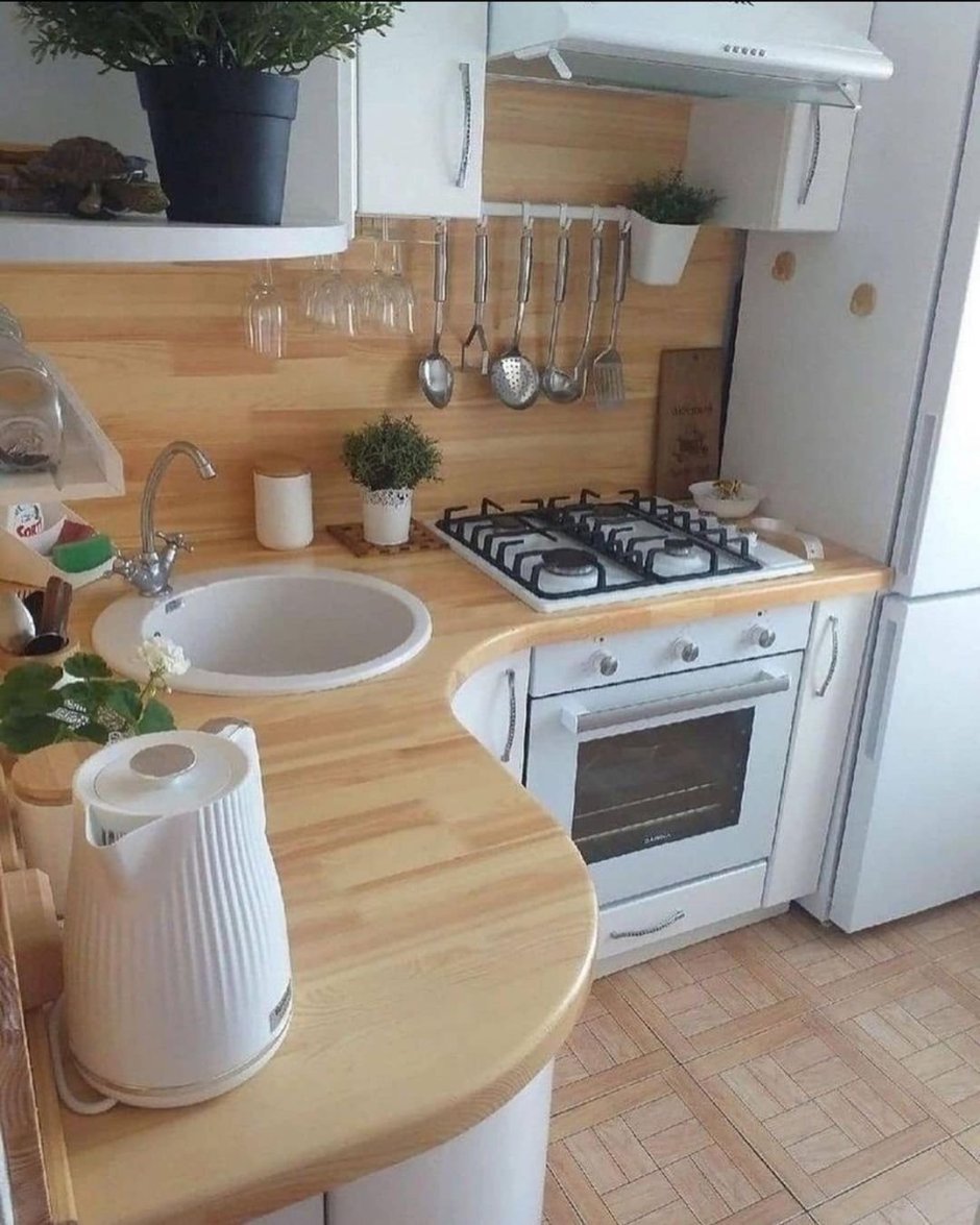 Кухня 6м2 угловая планировка