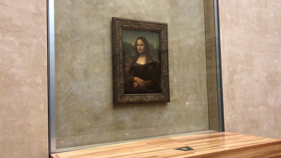 Лувр музей внутри внутри внутри Мона Лиза