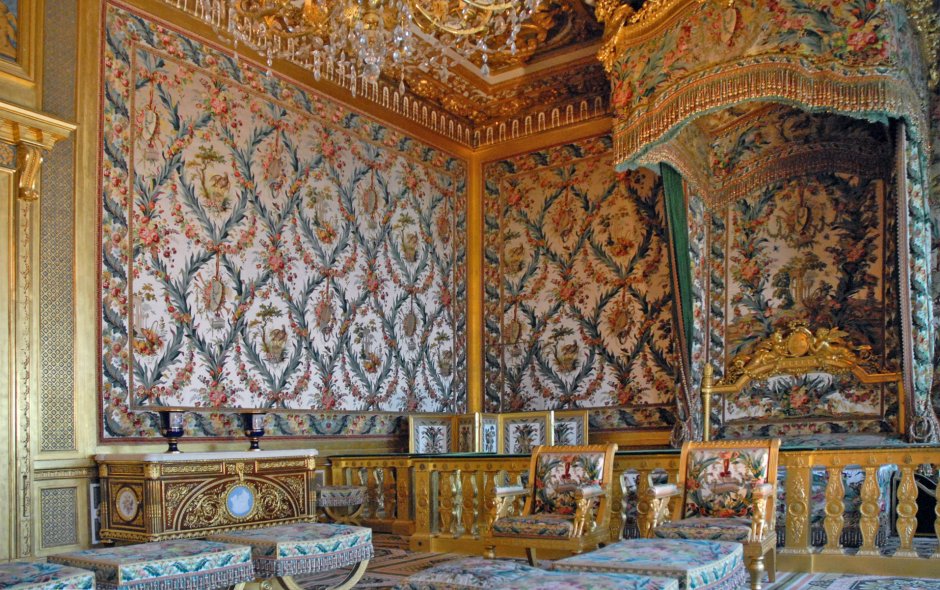 Спальня императрицы дворец Фонтенбло