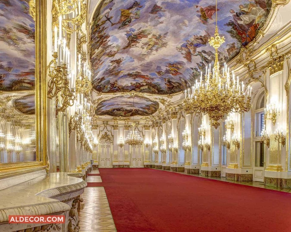 Дворец шёнбрунн Австрия внутри