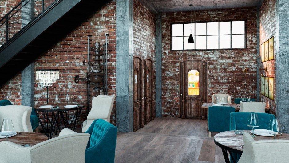 Квартира в стиле минимализма с элементами лофта