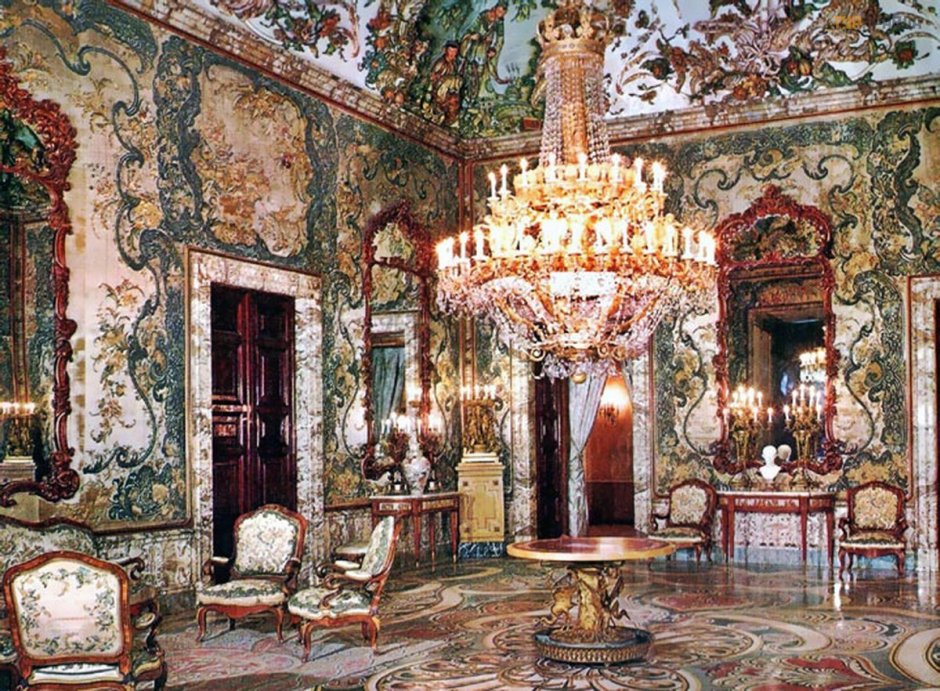 Королевский дворец в Мадриде зал Гаспарини