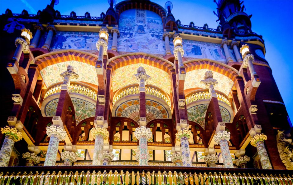 Palau de la música Catalana Барселона
