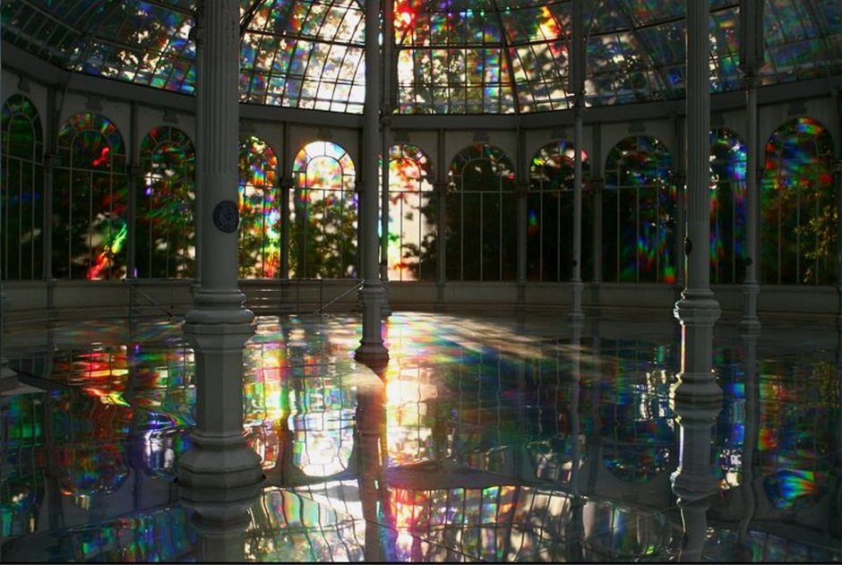 Palacio de Cristal Хрустальный дворец Мадрид Испания