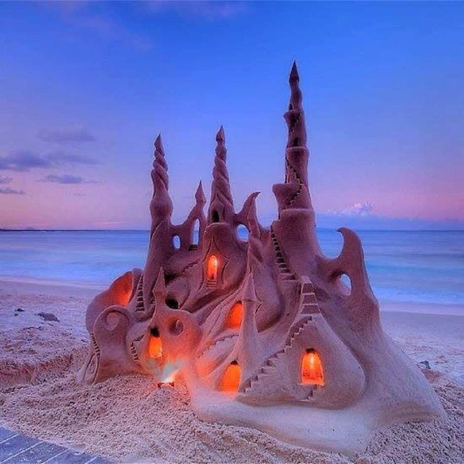 Дворец из песка