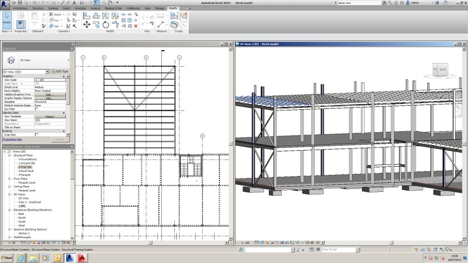 Revit семейства монтажный кран