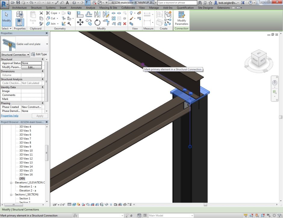 Семейство металлическая лестница Revit