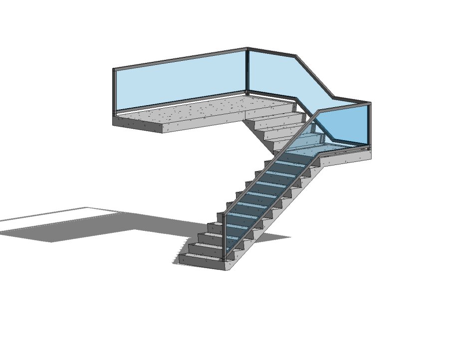Моделирование лестниц в Revit