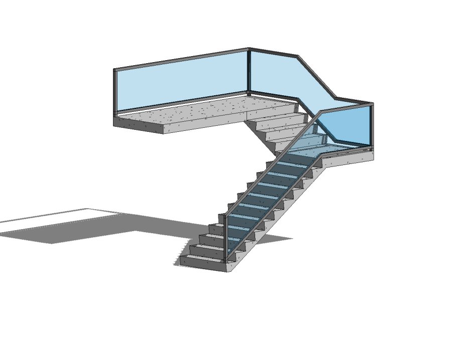 Моделирование лестниц в Revit
