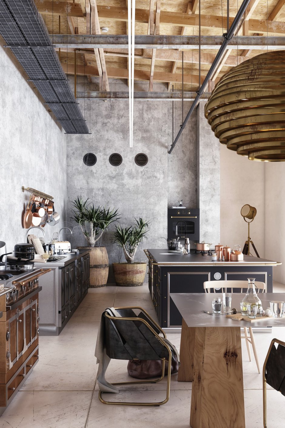 Картина на кухню лофт