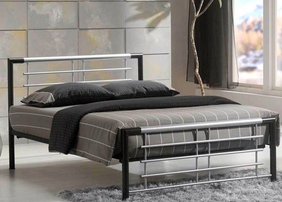 Дизайнерские кровати из металла