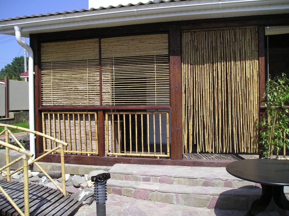 Бамбуковые шторы длябеседкм