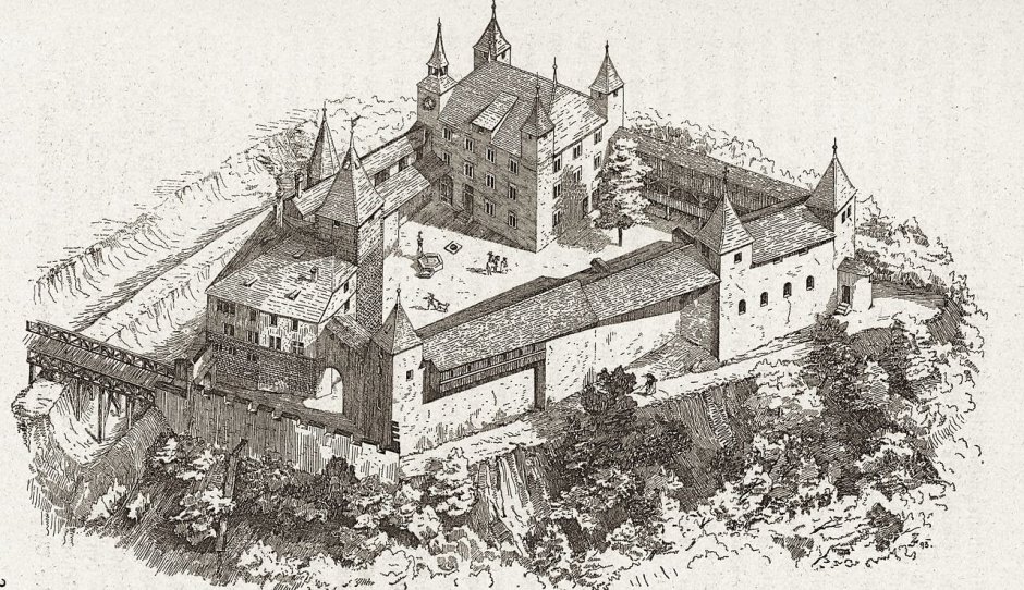 Рыцарский замок 15 века