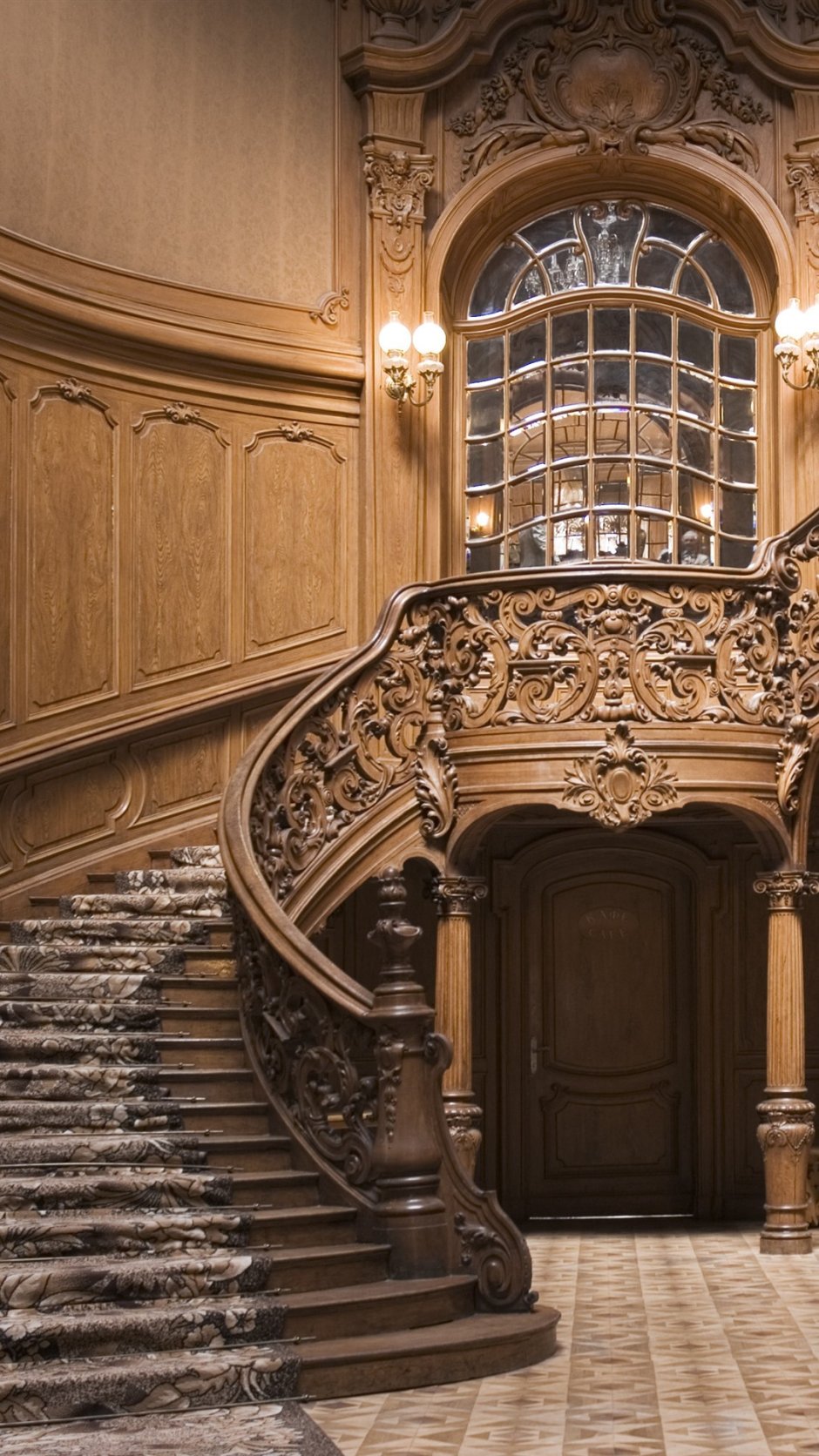 Консерватория Римского Корсакова парадная лестница балюстрада