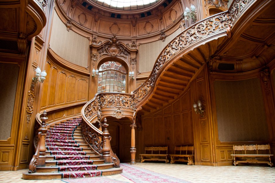 Парадная Дворцовая лестница Англия 17-18 века