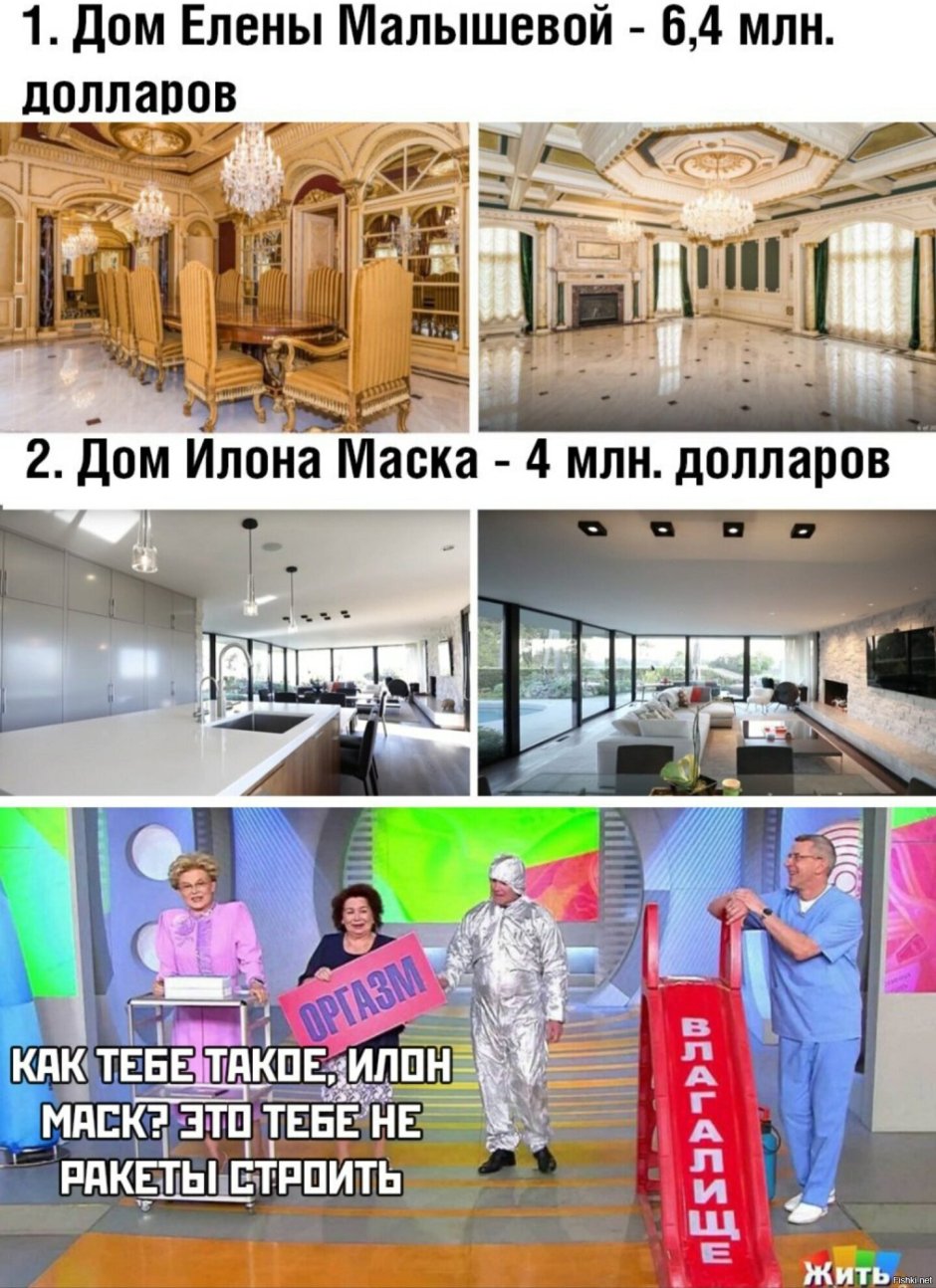 Особняк Елены Малышевой в США