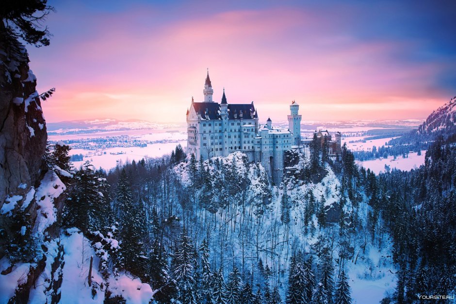 15. Замок Нойшванштайн (Бавария, Германия)
