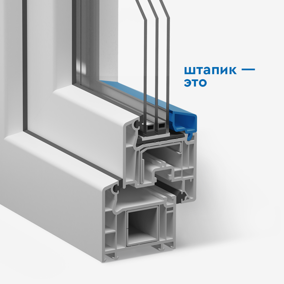 Штапик Softline VEKA