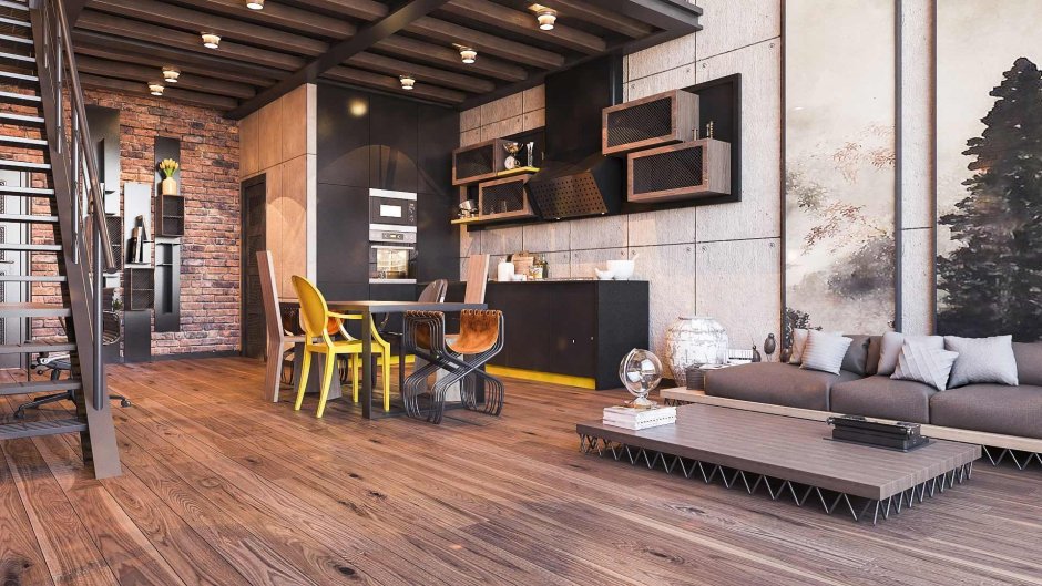 Мебель в стиле лофт Loft Wood Studio