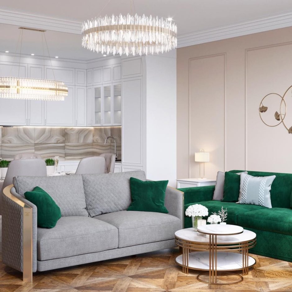Цвет Emerald мебель для гостиной