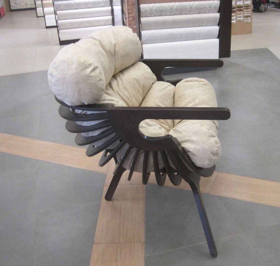 Кресло Ракушка из фанеры