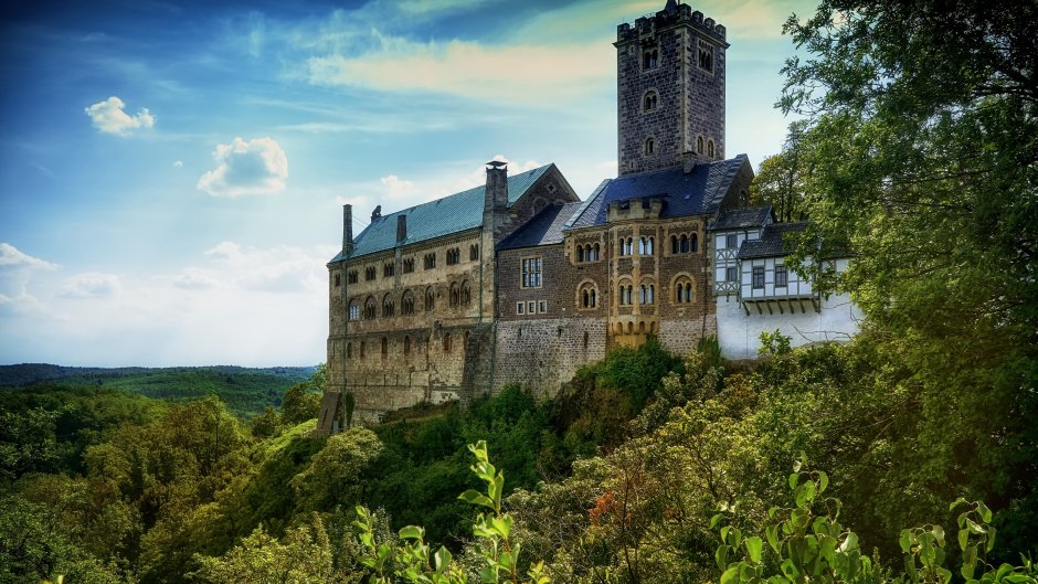Замок Вартбург Германия план