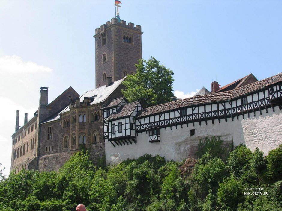 Замки Вартбург в Эйзенахе