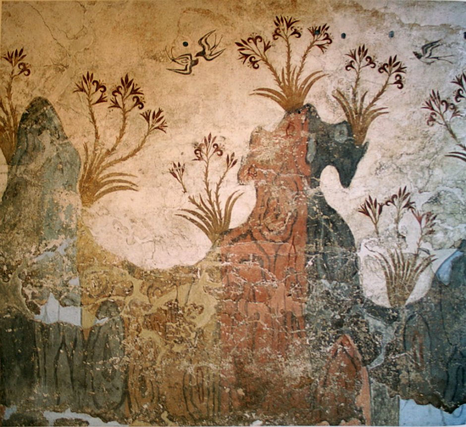 Акротири Санторини фрески
